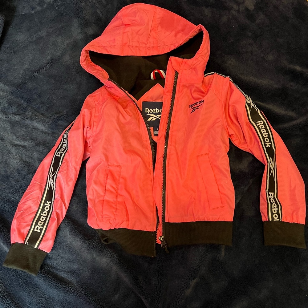 Reebok Pink and Black Jacket